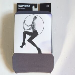 New Express Full Length Gray Hosiery Small/Medium